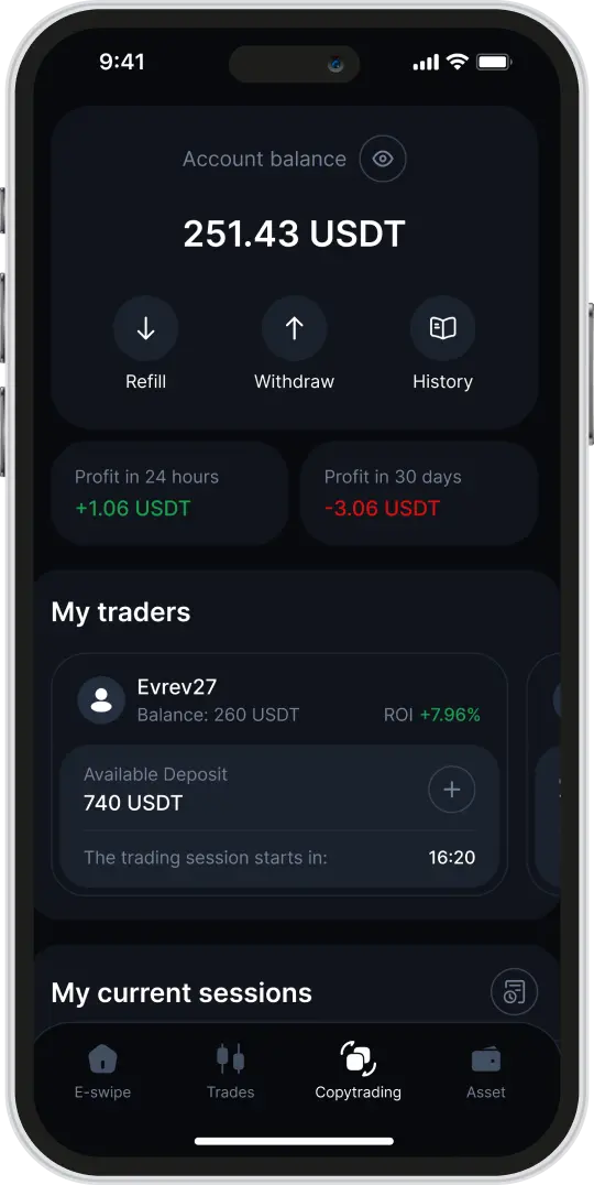 copytrading-interface